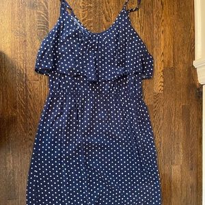 Mimi Chica blue polka dot dress